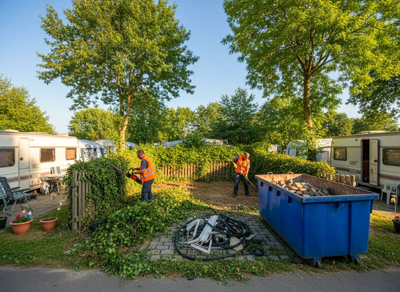 AC Containerdienst Wohnwagenentsorgung und Auflösung von Campingparzellen